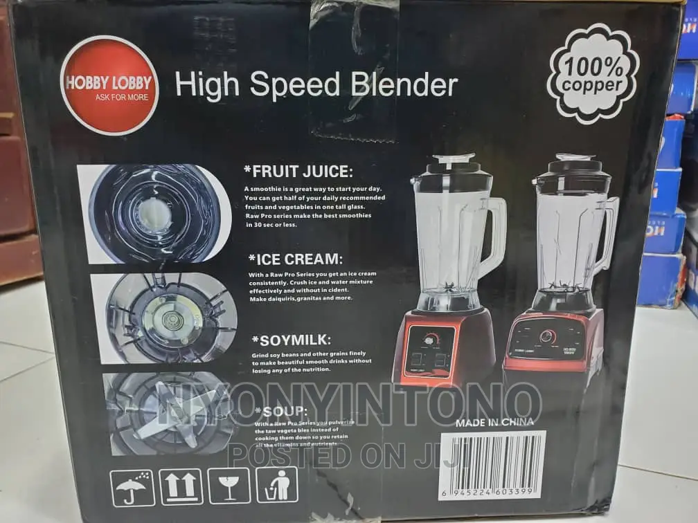 Hobby Lobby High Speed 4liters Commercial Blender