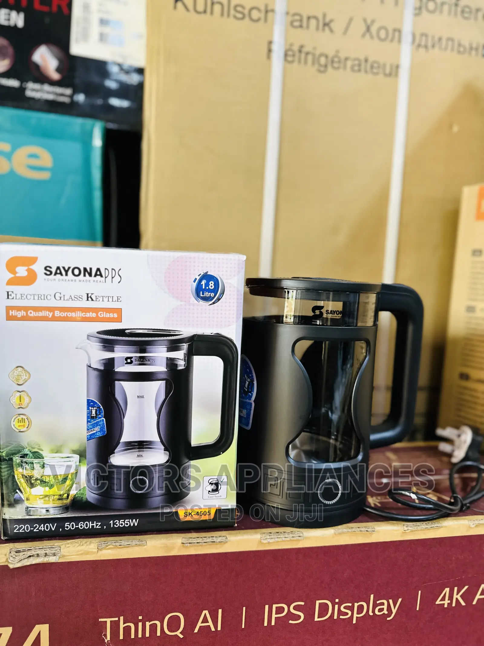 Sayonapps Electric Kettle 1.8L