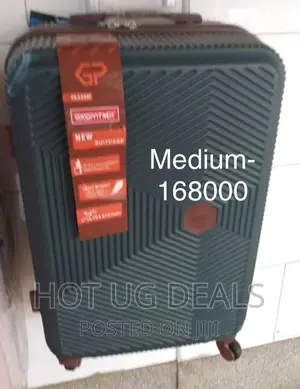 4 Wheels Medium Size Waterproof Travel Suitcase - Green