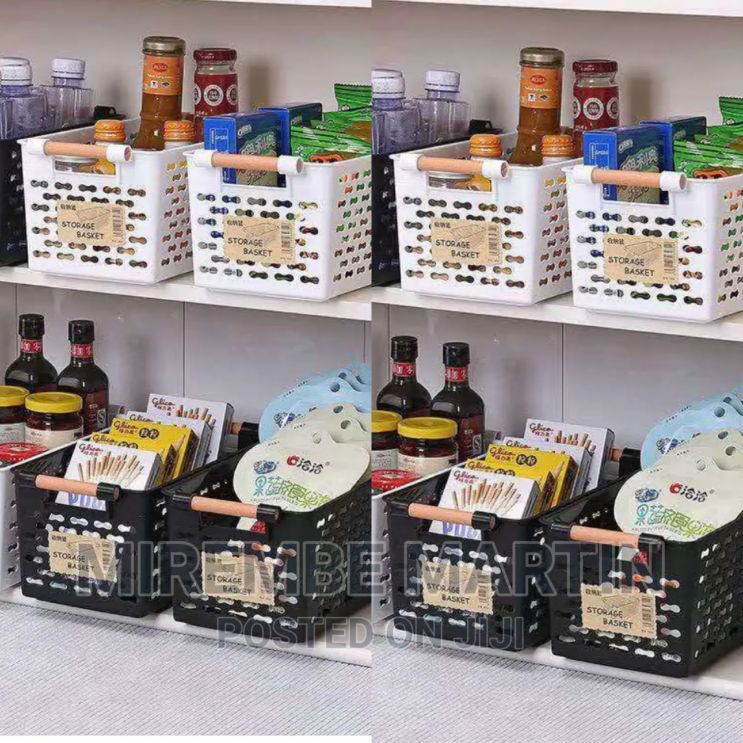 Plastic Kitchen Storage Basket