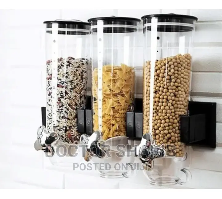3 In 1 Dry Food Triple Cereal Dispenser