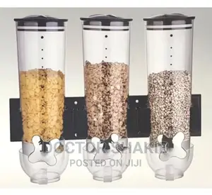 3 In 1 Dry Food Triple Cereal Dispenser