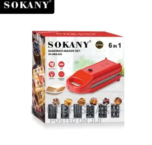 6 in 1 Sokany Sandwich Maker Set
