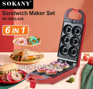 6 in 1 Sokany Sandwich Maker Set