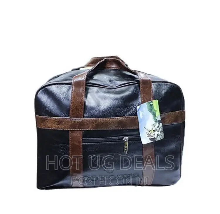 Conqueror Travel Bag - Black,Brown - Medium