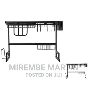 Black in Color Sink Dish Dry Rack Organizer