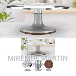 Metallic Round Cake Stand