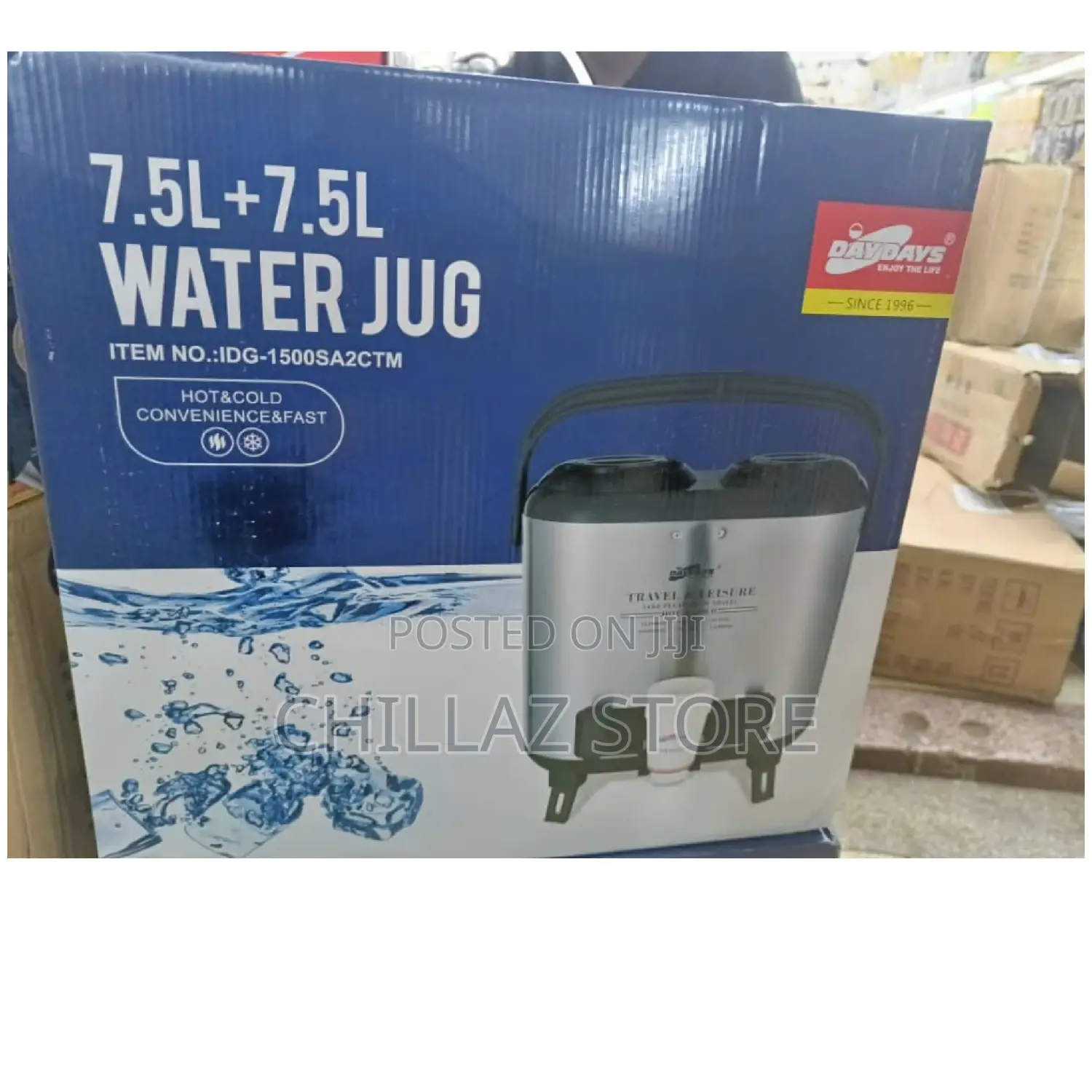 7.5L Water Jug. (Warm and Cold).