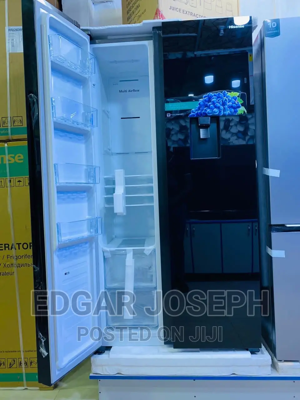 Hisense 670l Side by Side Refrigerator