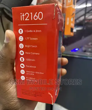 New Itel it2160 Black