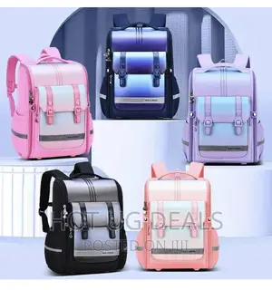 TOP BEAR SCHOOL BAG Even Suitable for Black Books-Multicolor