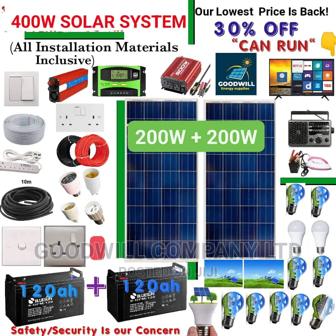 400W Solar System Full Kit / 400w German Solar Kit