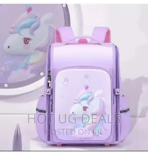 TOP BEAR SCHOOL BAG Even Suitable for Black Books- Purple