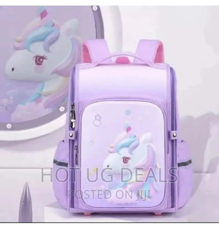 TOP BEAR SCHOOL BAG Even Suitable for Black Books- Purple
