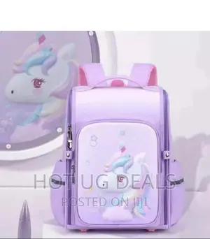 TOP BEAR SCHOOL BAG Even Suitable for Black Books- Purple