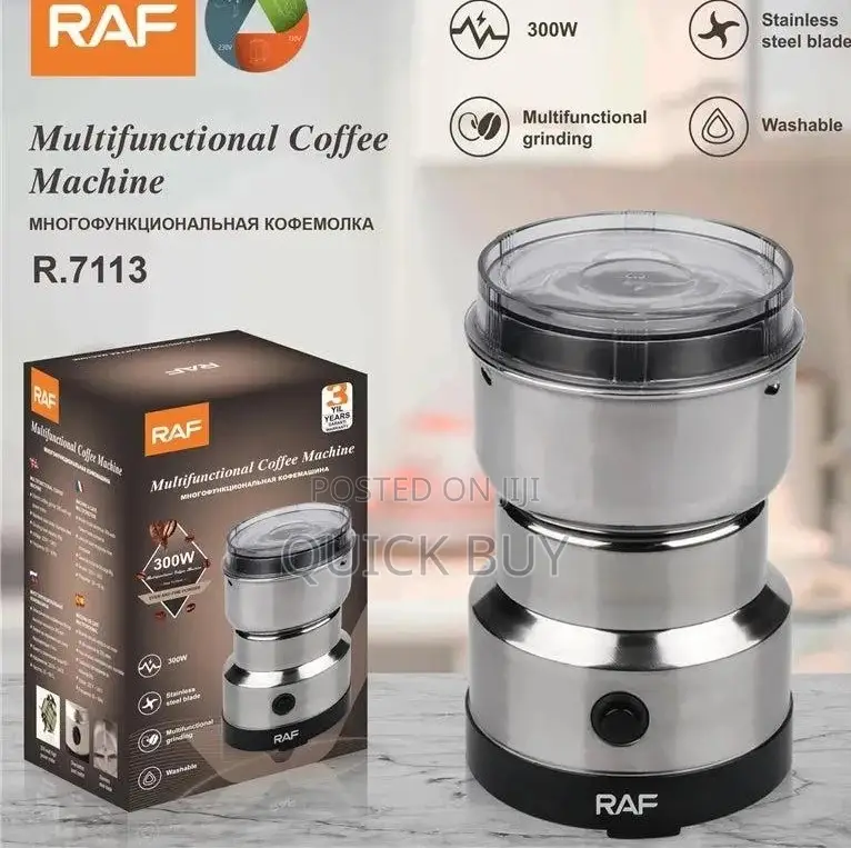 Raf Multifunctional Coffee Machine/ Grinder
