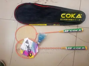 Badminton Racket With 3 Pics of Shattle Original Materials