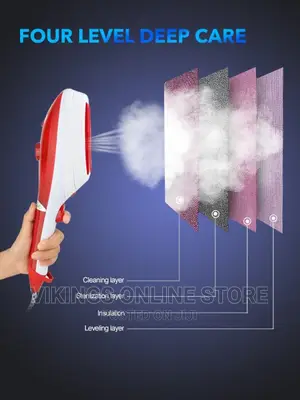Portable Electric Steam Iron With Brush