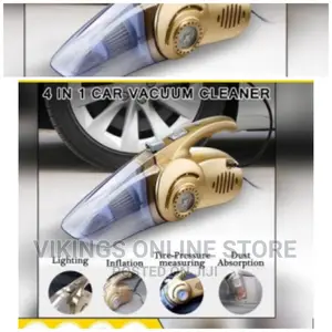 4 in 1 Car Vacuum Cleaner With Tire Inflator