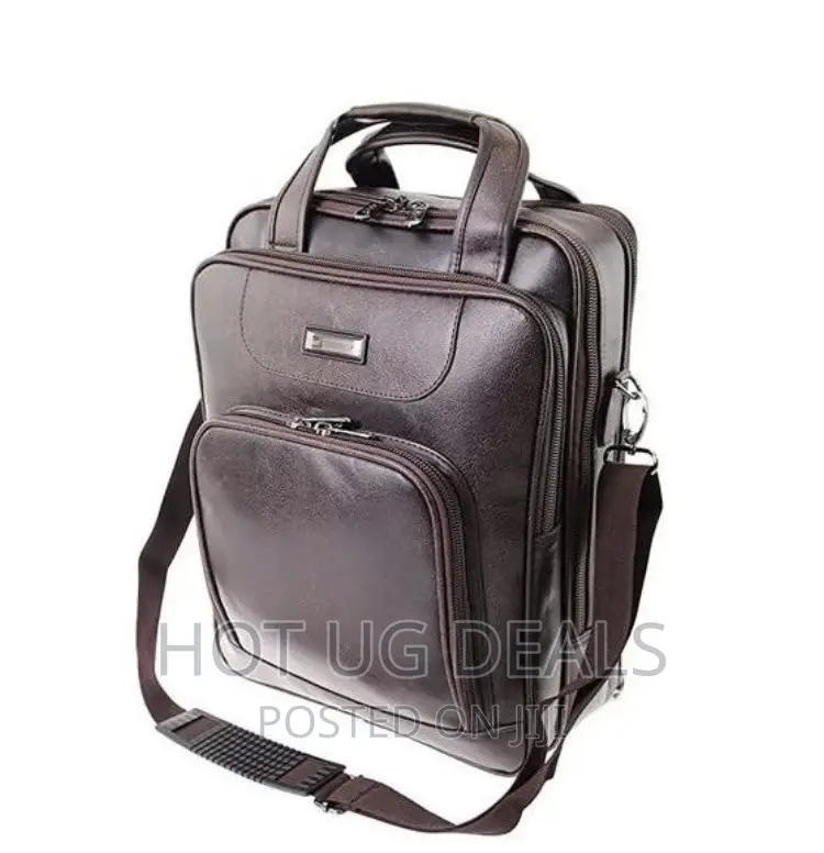 Stardragon Star Dragon Leather Laptop Bag - Brown