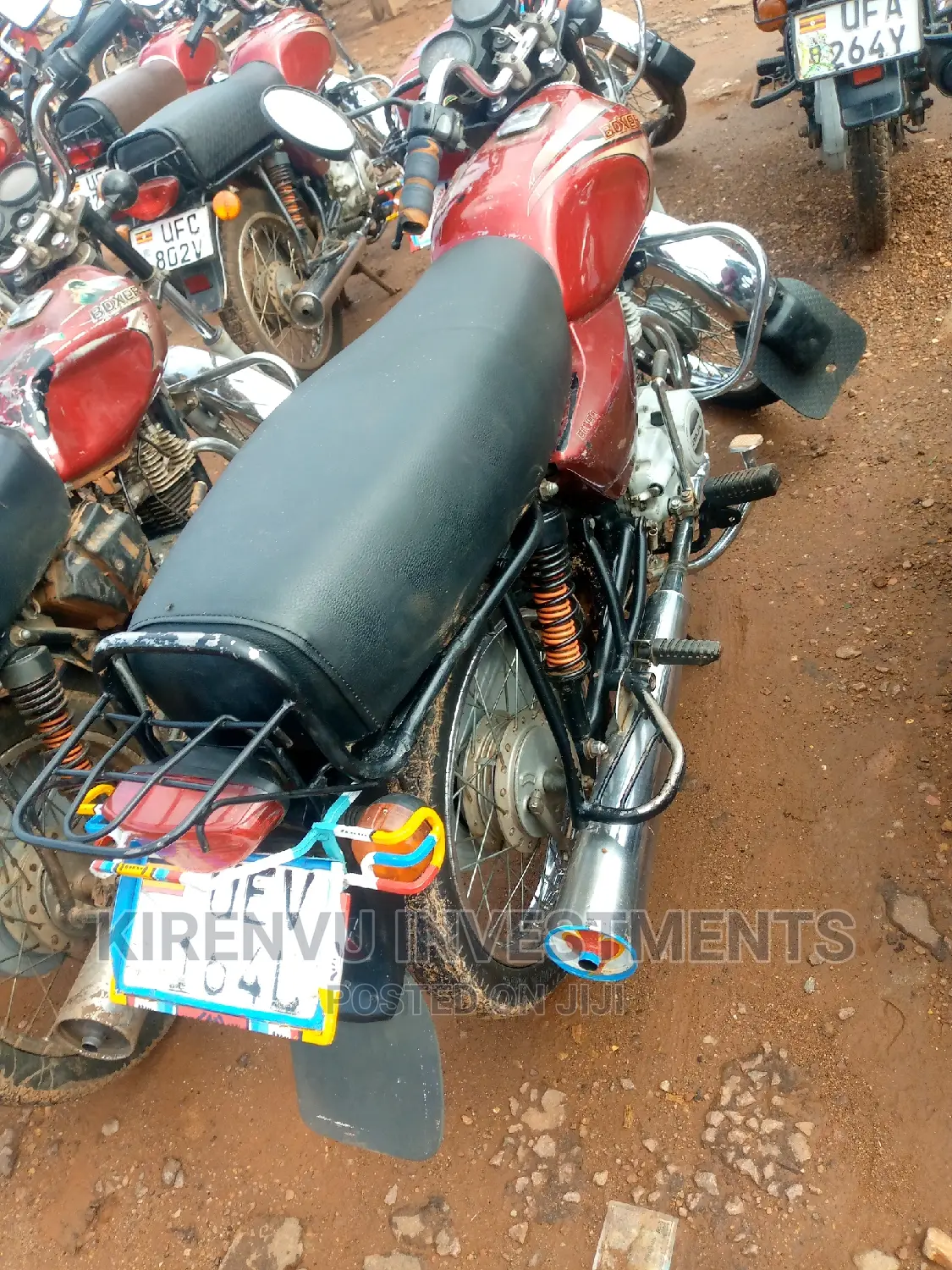 Bajaj Boxer BM100ES 2017 Red