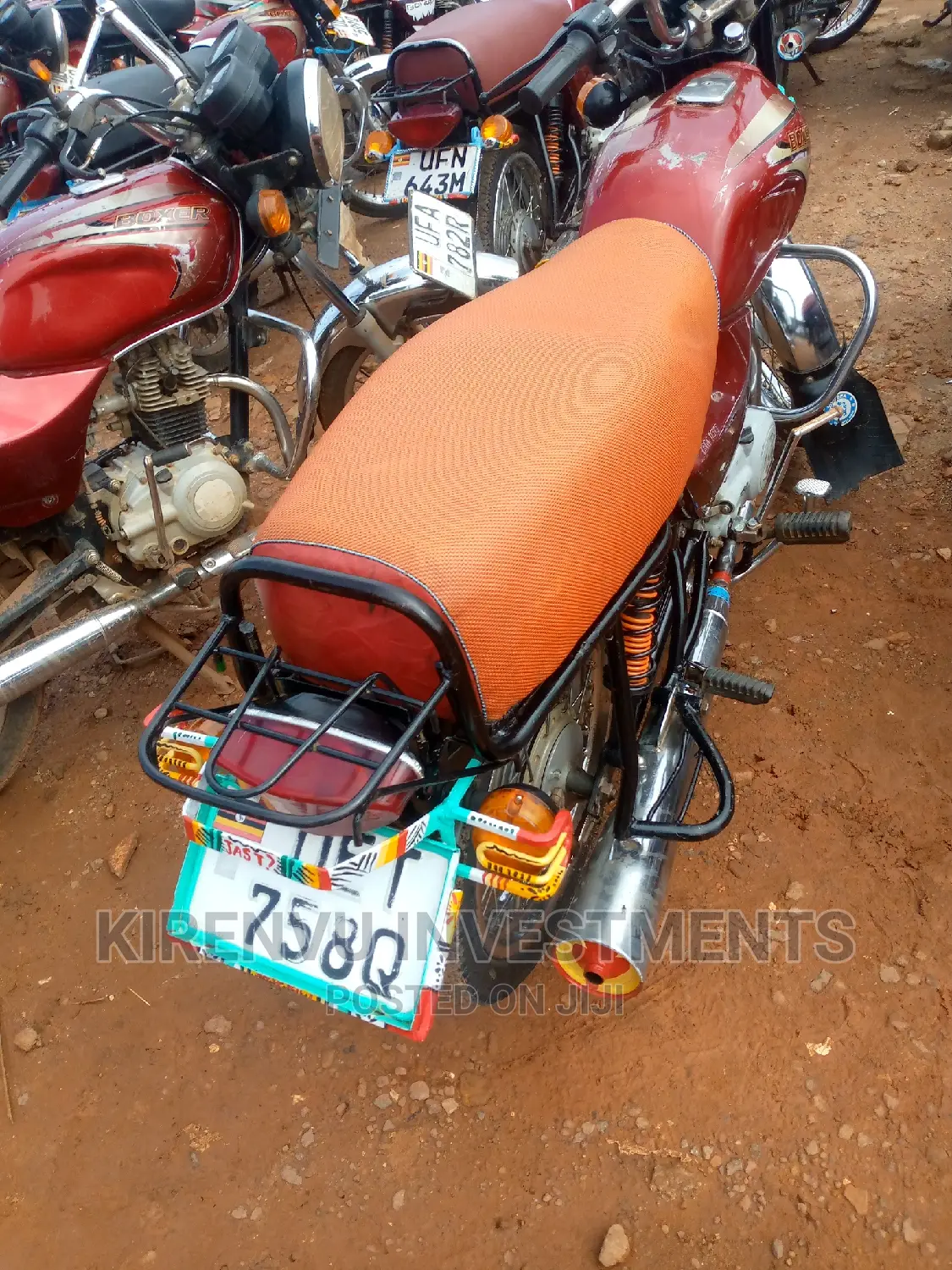 Bajaj Boxer 100 2016 Red