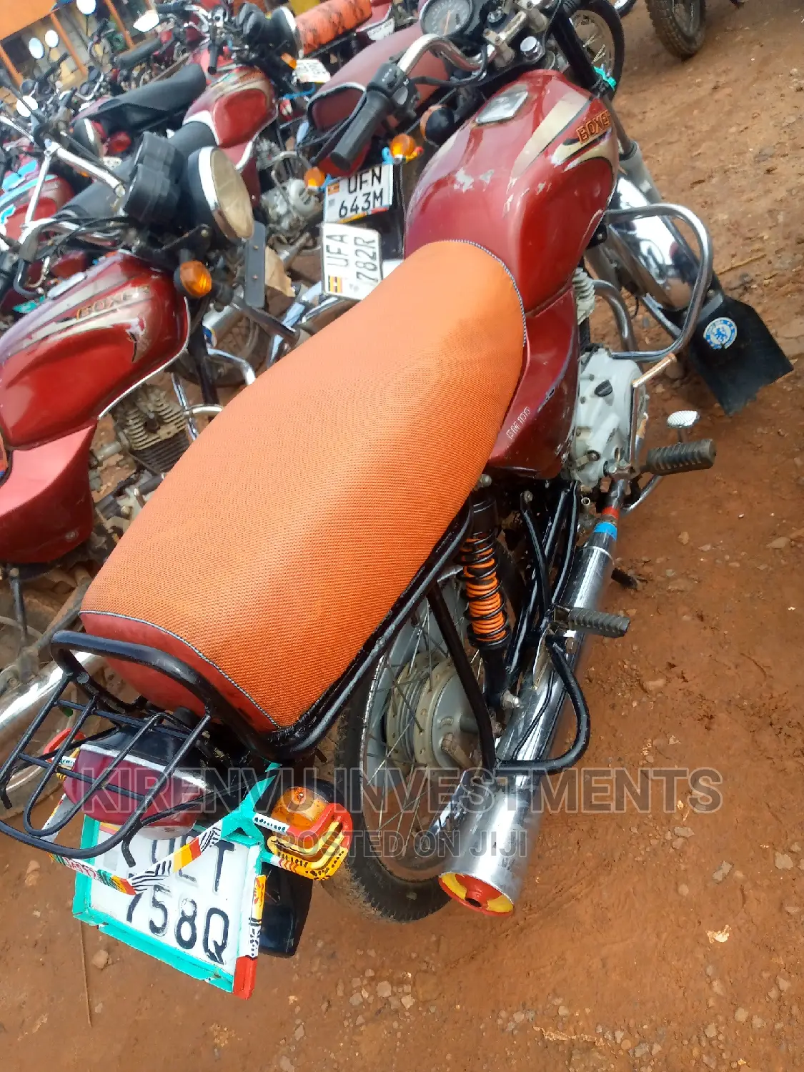 Bajaj Boxer 100 2016 Red