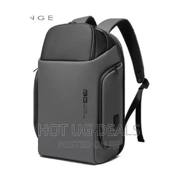 High Capacity Water Resistant Laptop Bag - Grey/Black