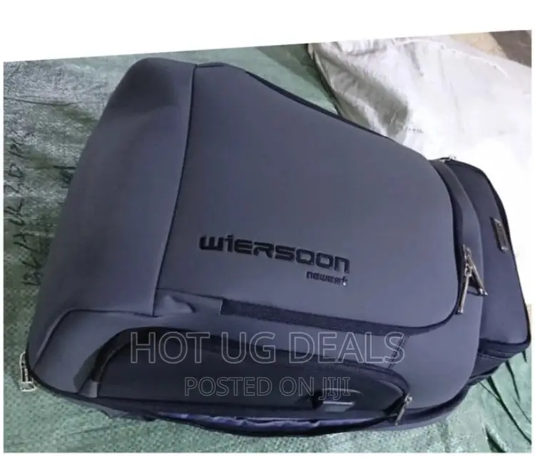 High Capacity Water Resistant Laptop Bag - Grey/Black