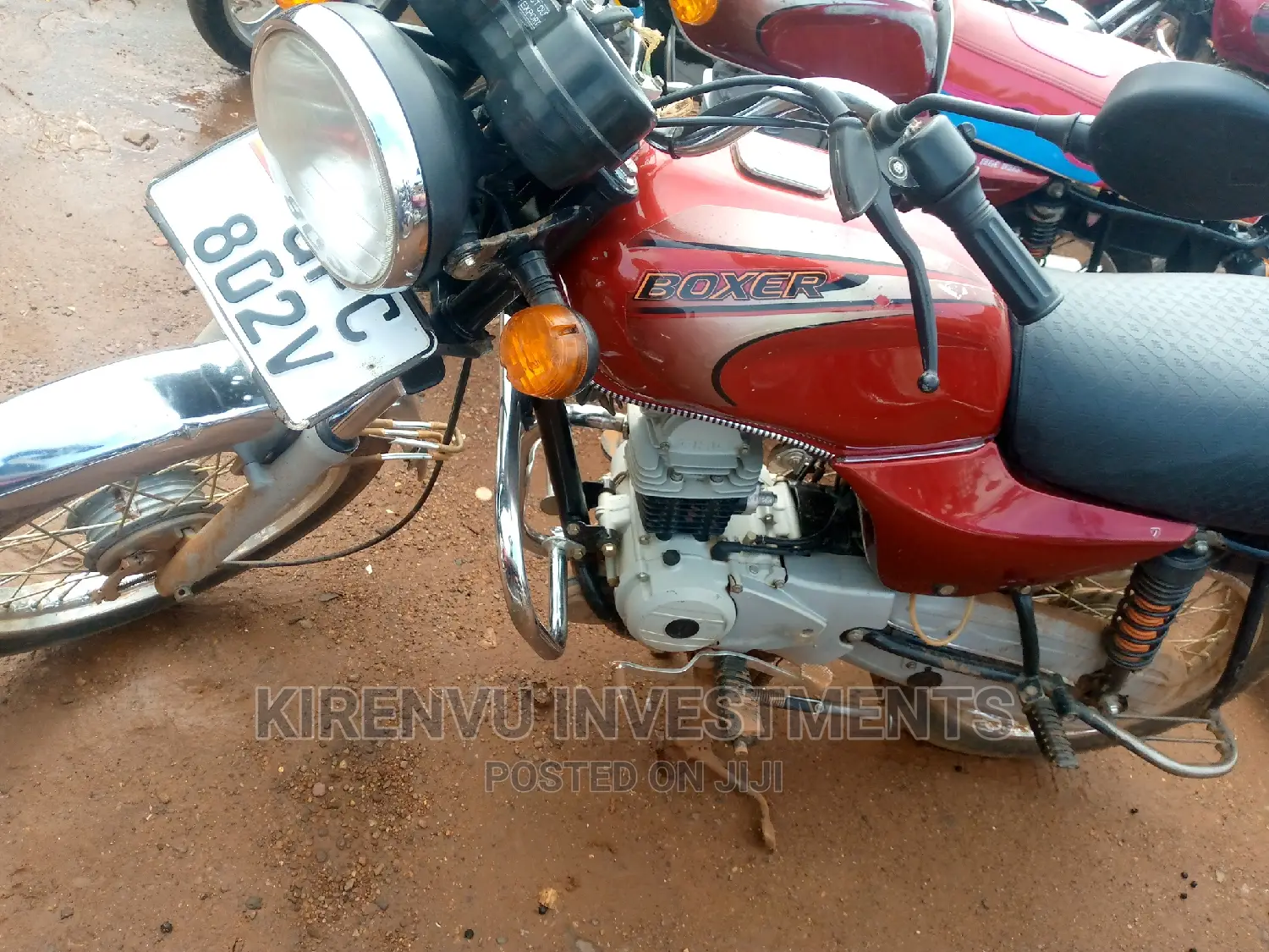 Bajaj Boxer 100 2017 Red