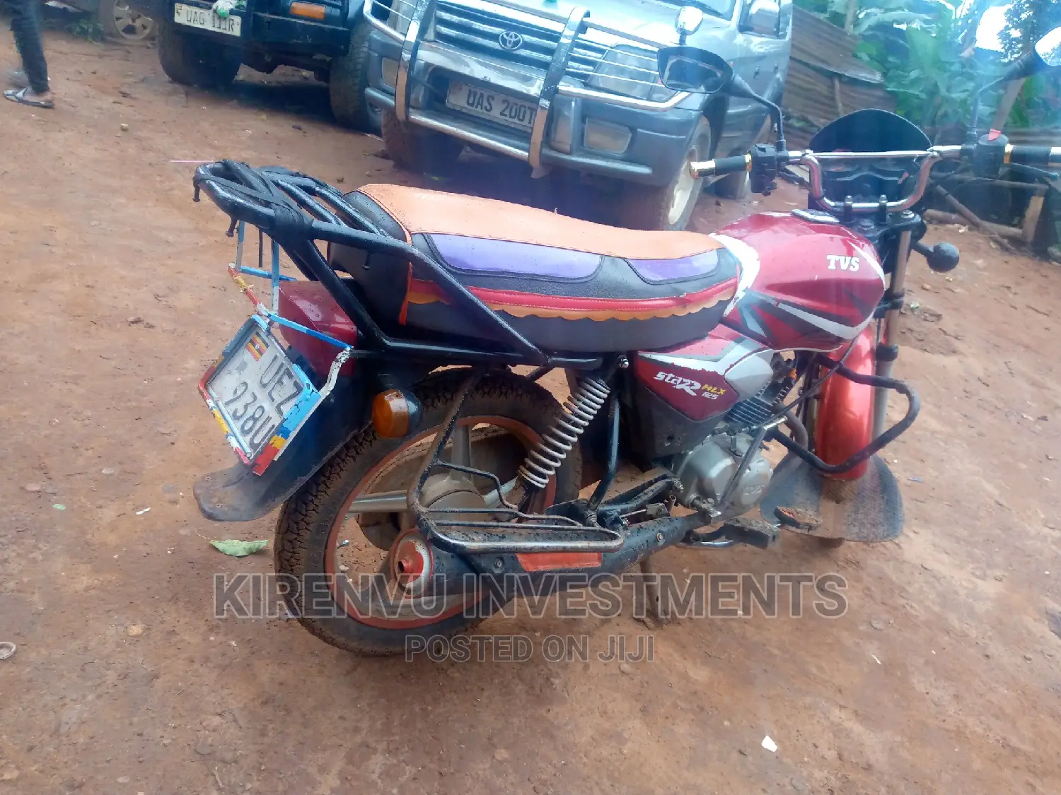 TVS HLX 125 2017 Red