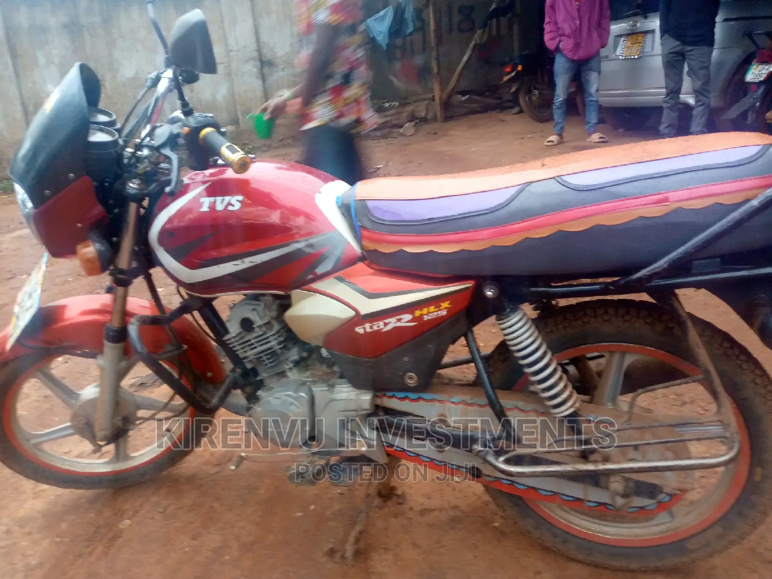 TVS HLX 125 2017 Red