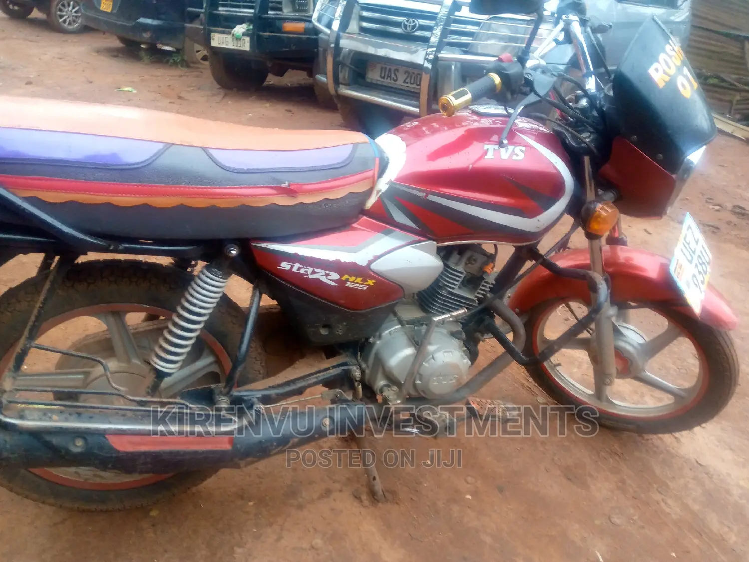TVS HLX 125 2017 Red