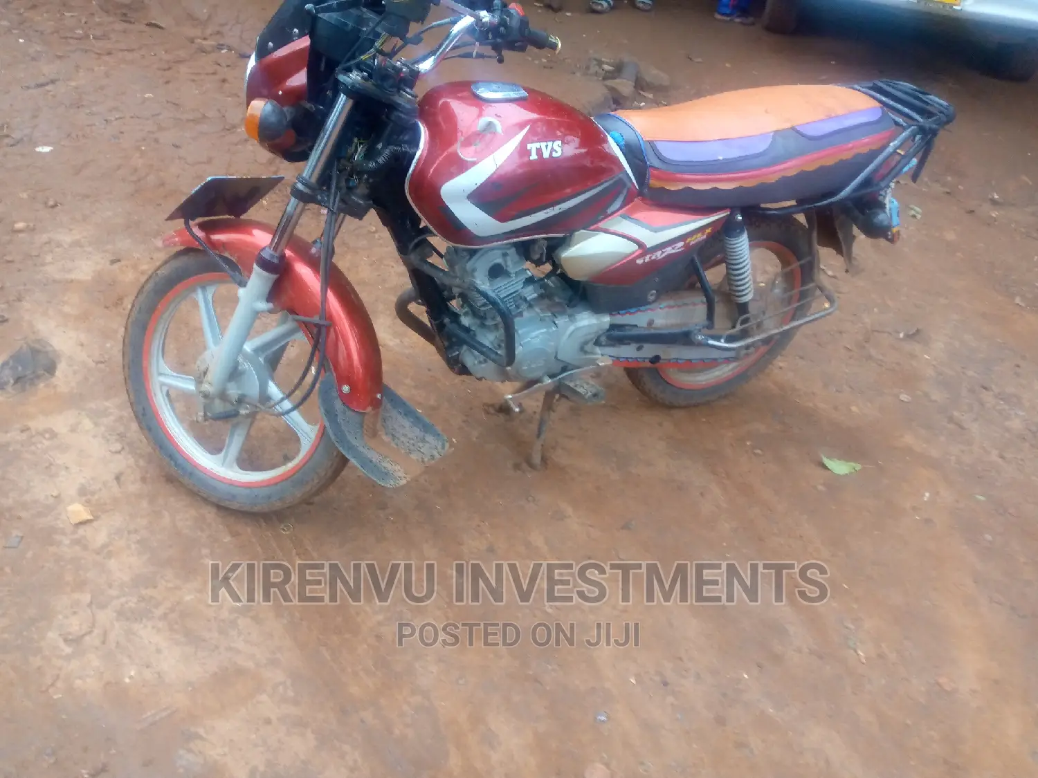 TVS HLX 125 2017 Red