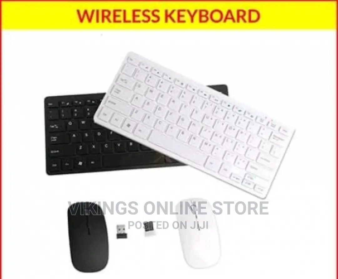 Wireless Mini Keyboard and Mouse Combo