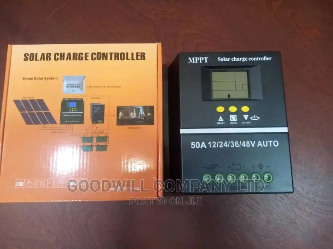 50a MPPT Charge Controller From 12v, 24v, 36v 48v