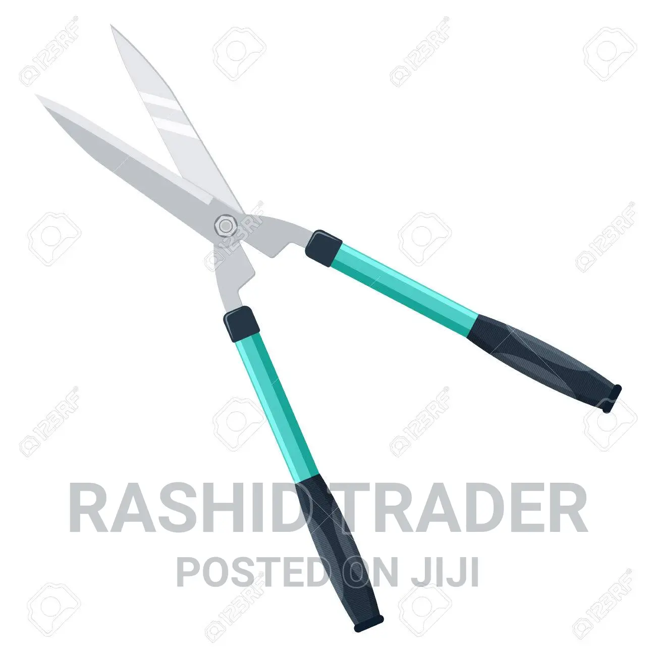 Garden Shears Wooden Handle