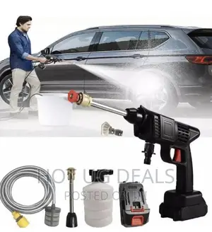 High Pressure Water Gun With Two Strong Batteries 48v- Black