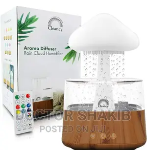 Rain Drop Humidifier, Mushroom Humidifier 4 In 1