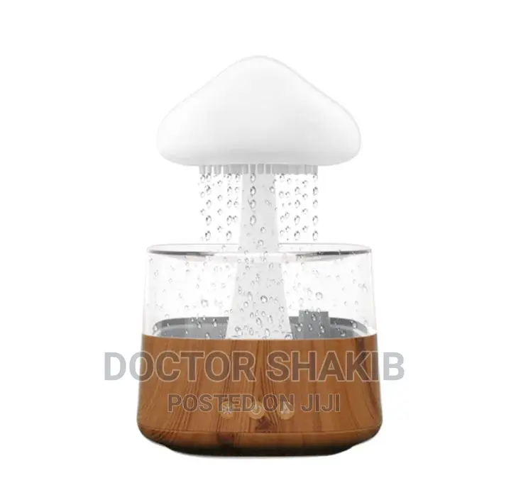 Rain Drop Humidifier, Mushroom Humidifier 4 In 1