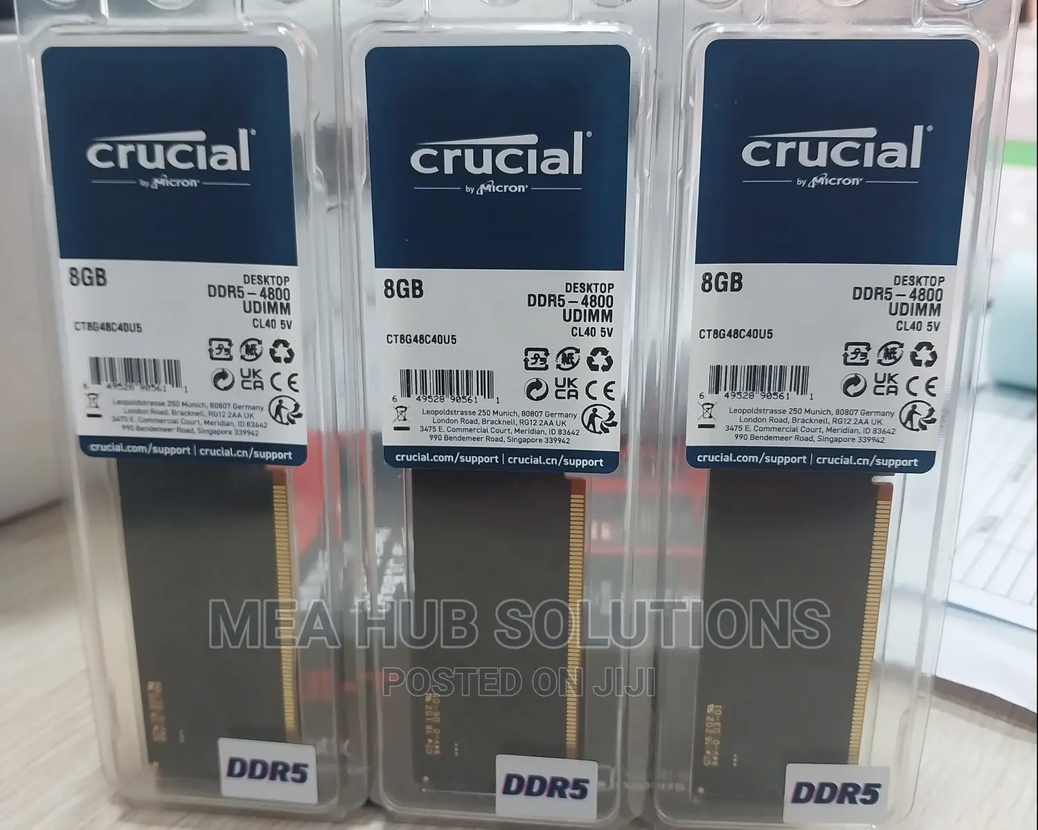 8gb RAM Ddr5 for Desktops