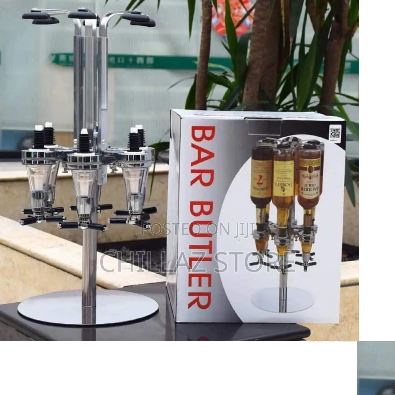 4 Bar Butler Liquor Dispenser.