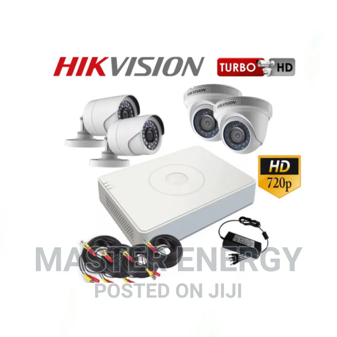 4 Channel CCTV Cameras 720p Full Kit A2