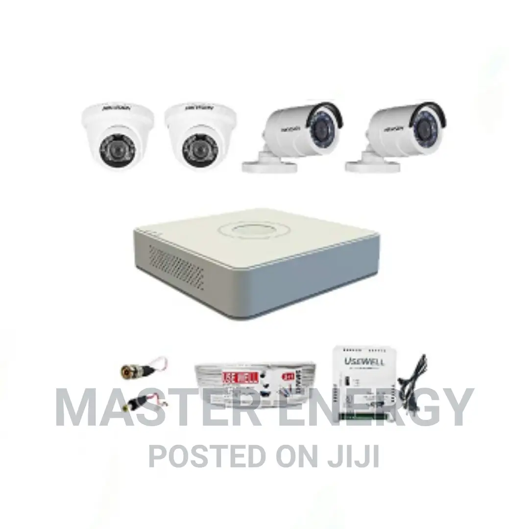 4 Channel CCTV Cameras 1080p Full Kit A3