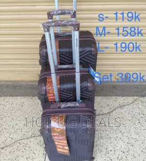4 Wheel Waterproof Plastic Travel Suitcase Fashion Bag