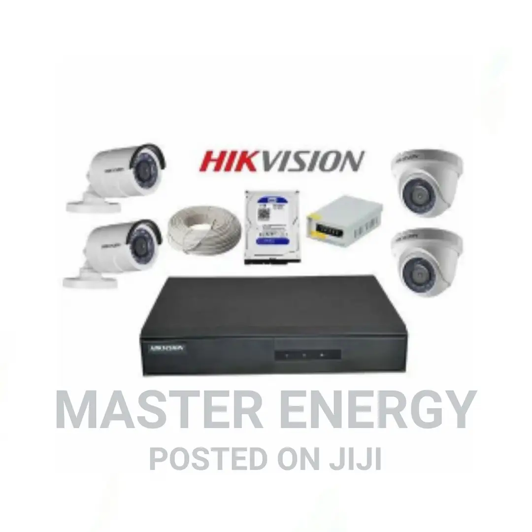 4 Channel CCTV Cameras 1080p Full Kit A4