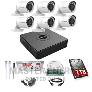 6 Channel CCTV Cameras 1080p Full Kit B1