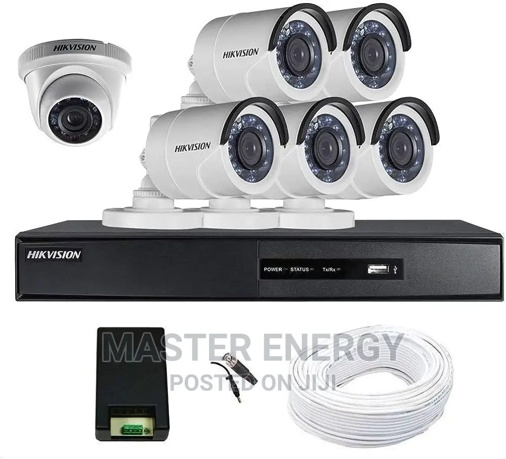 6 Channel CCTV Cameras 1080p Full Kit B2