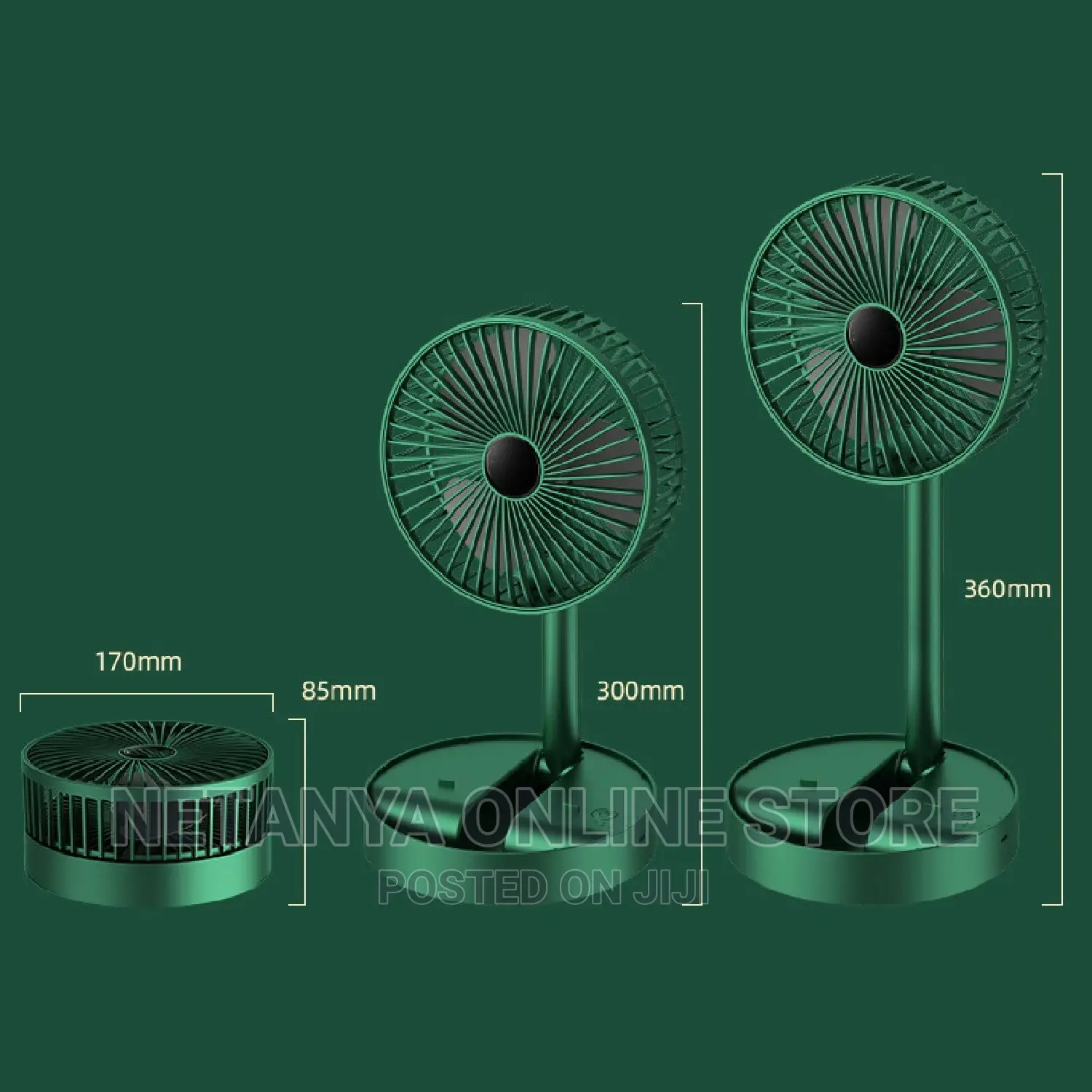 Folding Mini Rechargeable Fan