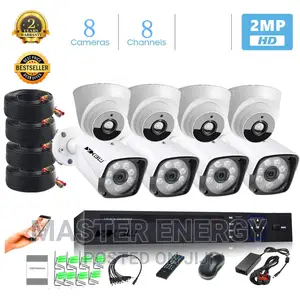 8 Channel Cameras Full Kit 1080p C2